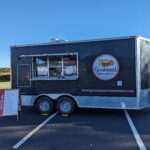 goochland restaurant mobile concession trailer style food truck parked and open sign on