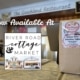 river rd cottage logo over image of counter in restaurant with bag of whole coffee beans branded goochland restaurant coffee